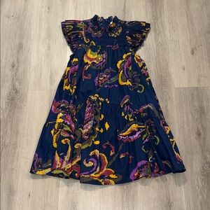 Love the Label navy floral short dress - Size X Small